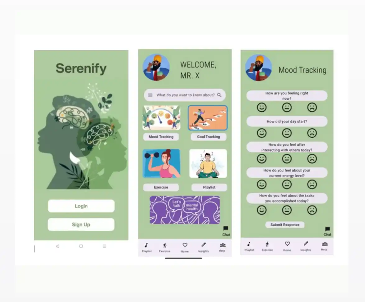 Mental Health App Preview