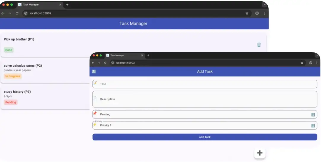 Task Manager App Preview